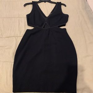 Guess Cut Out Black Dress